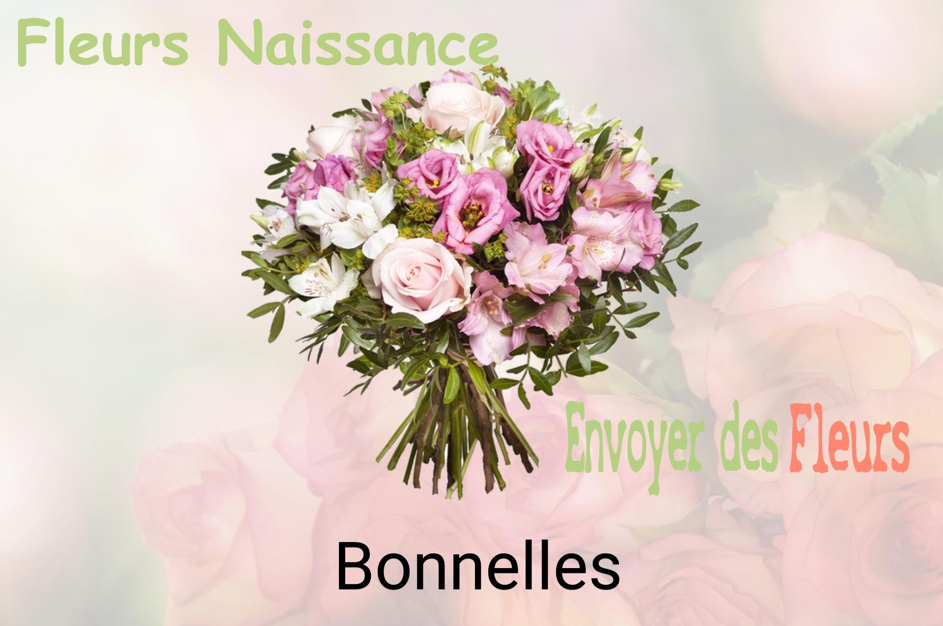 Bouquet de fleurs de naissance livré à Bonnelles